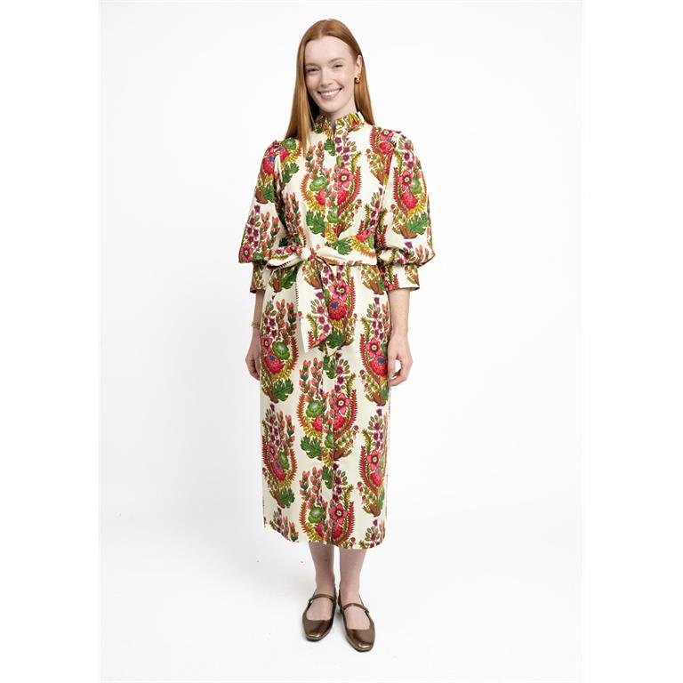 Sunday Bouquet Shirt Dress