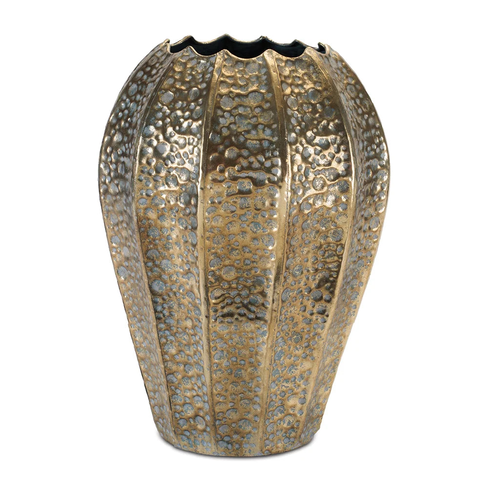 Vase 16" H Iron