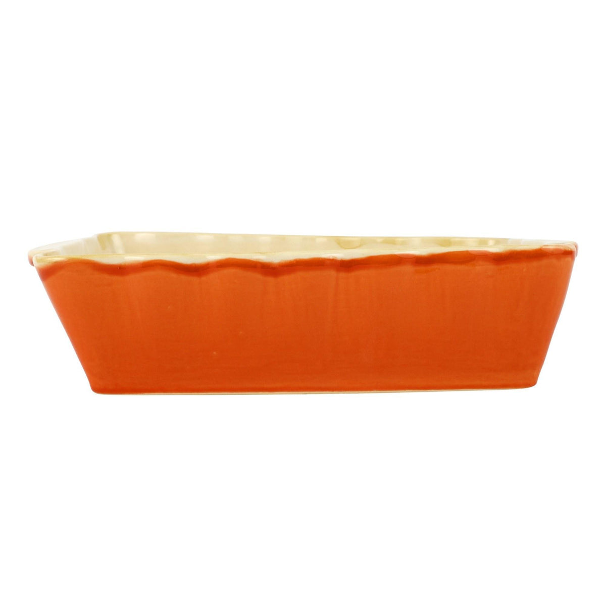 Vietri Italian Medium Orange Baker Dish