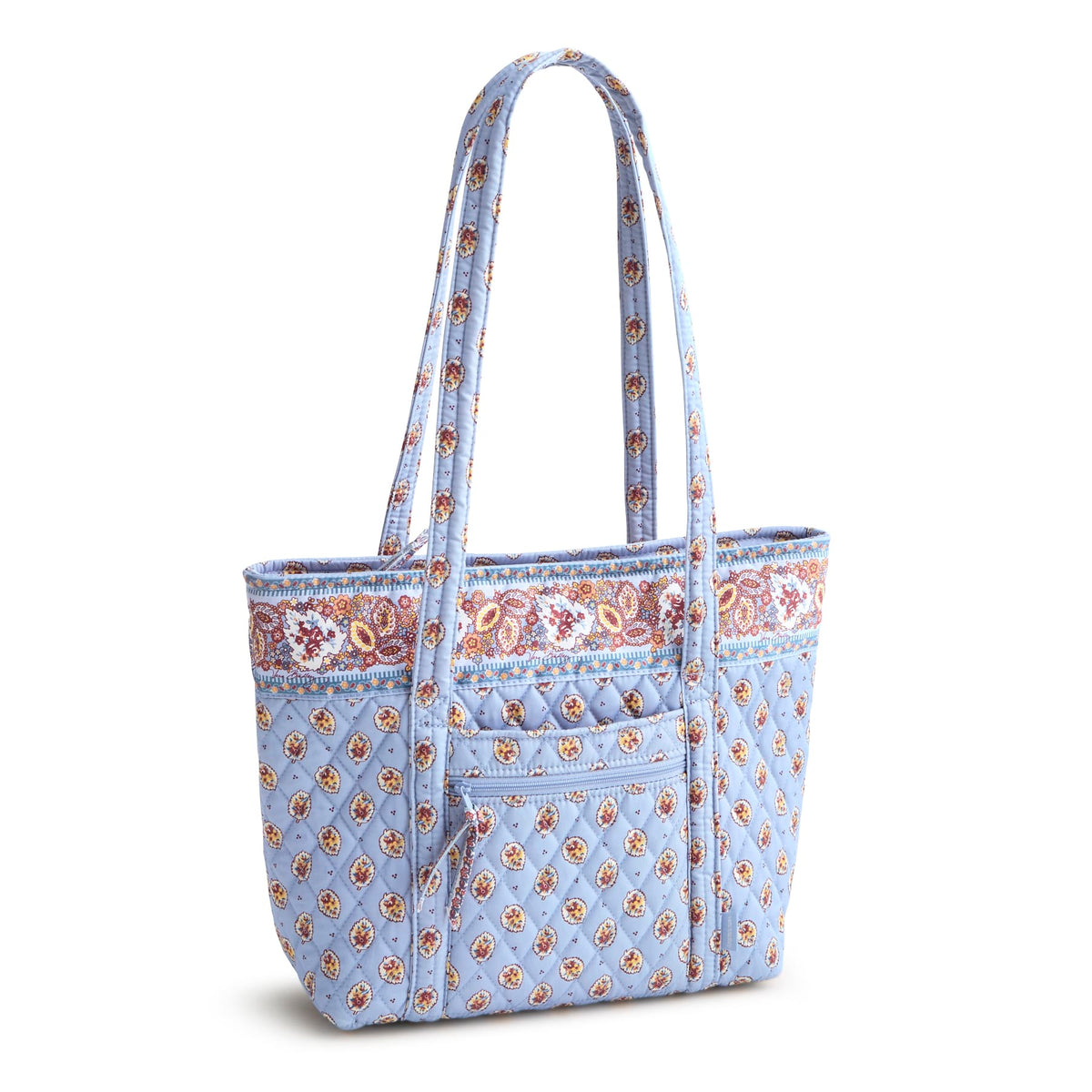 Small Original Vera Tote - Blue Leaf