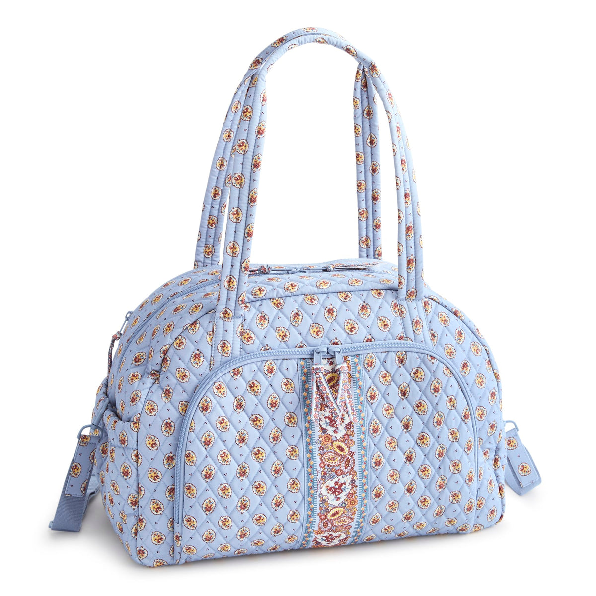 Weekender Travel Bag Blue Leaf