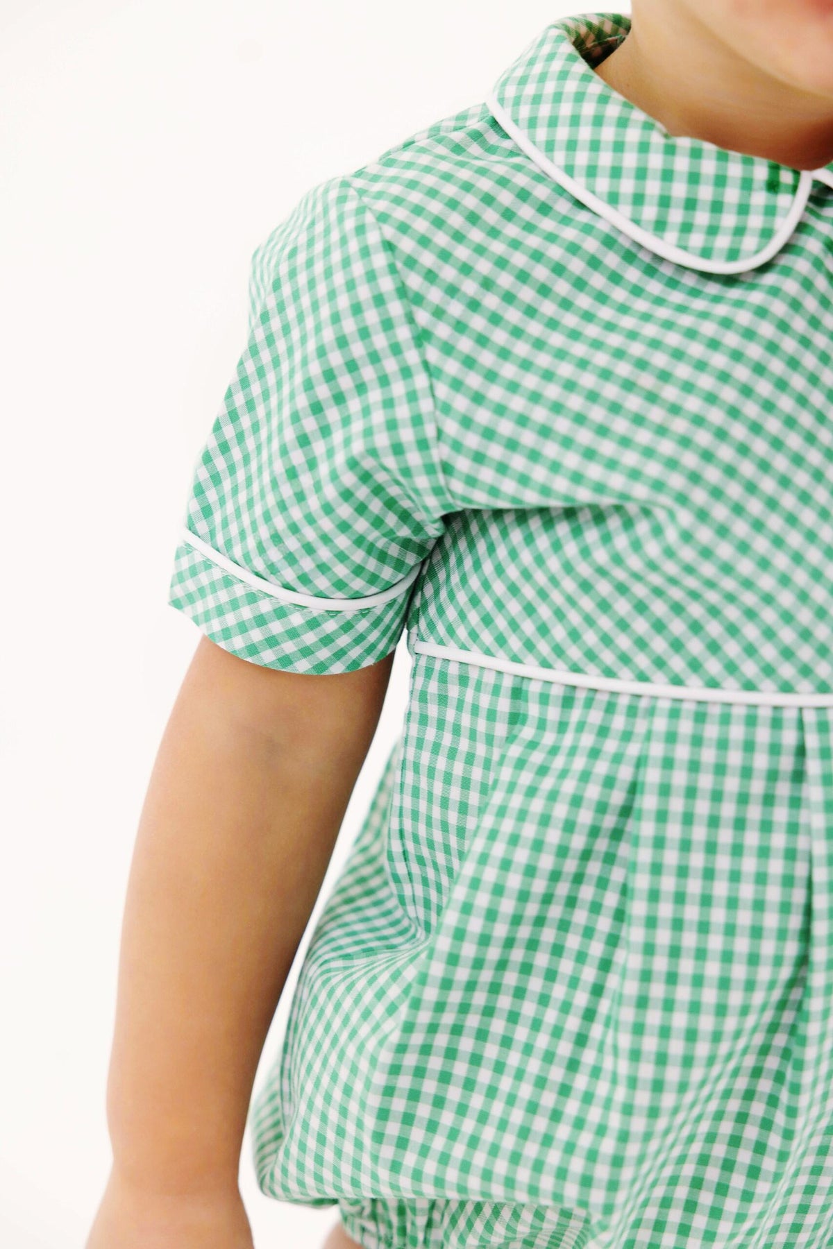Bradford Bubble in Gibson Island Green Mini Gingham