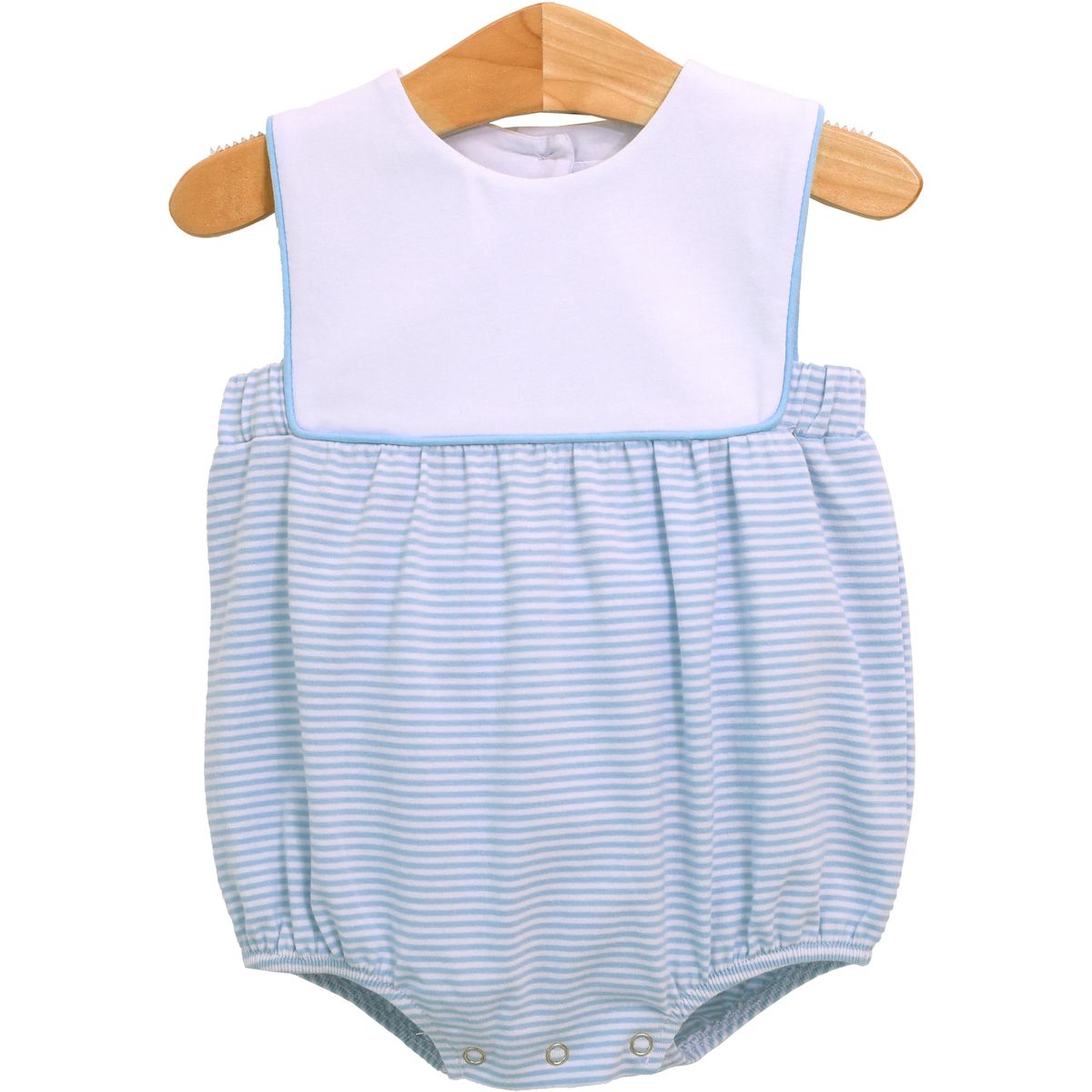 Noah Bubble Blue Stripe One-Piece