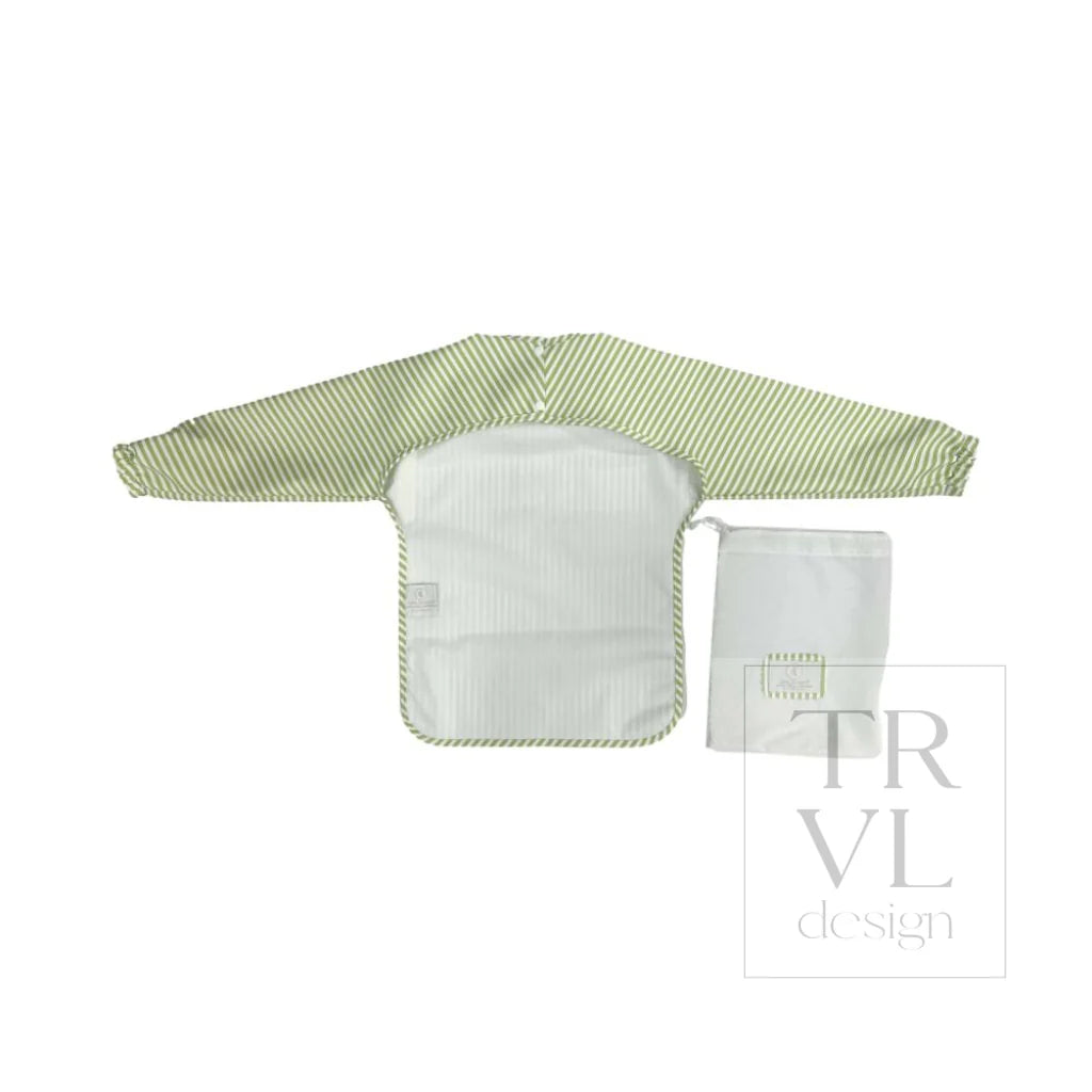 Perfect Smock Large - Pimlico Stripe Sage