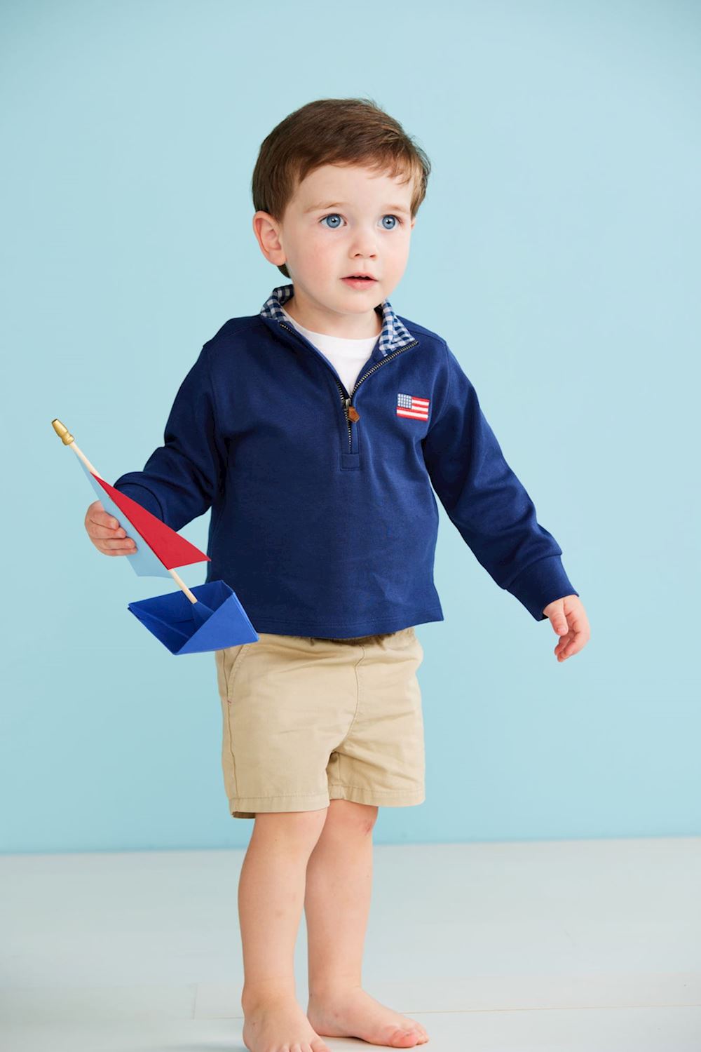 Flag Quarter Zip