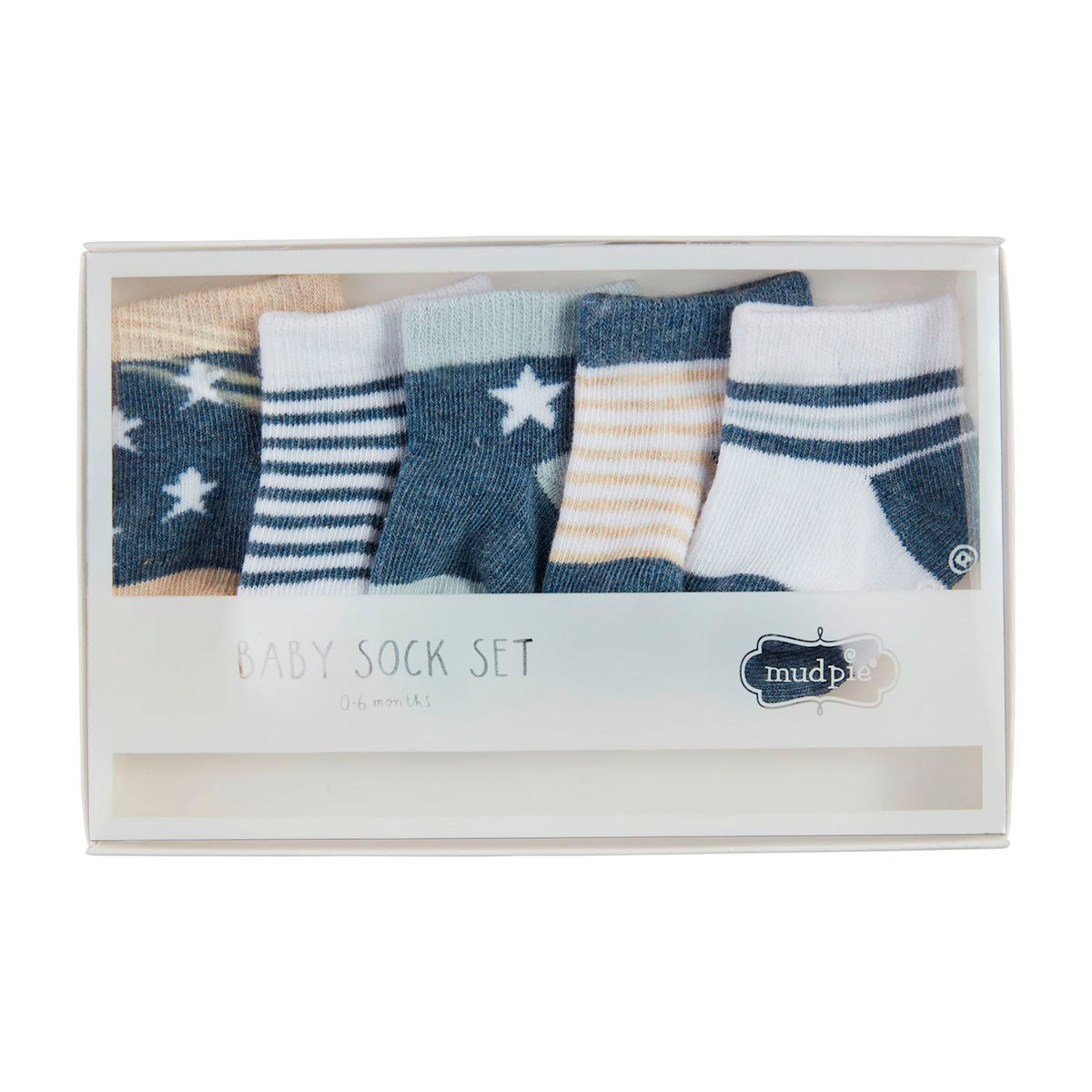 Navy Star Sock Set