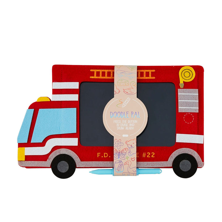 FIRETRUCK FELT DOODLE PAD