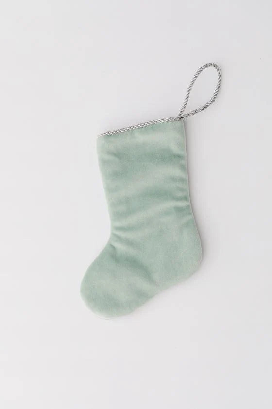 PEACE ON EARTH BLUE Stocking Ornament