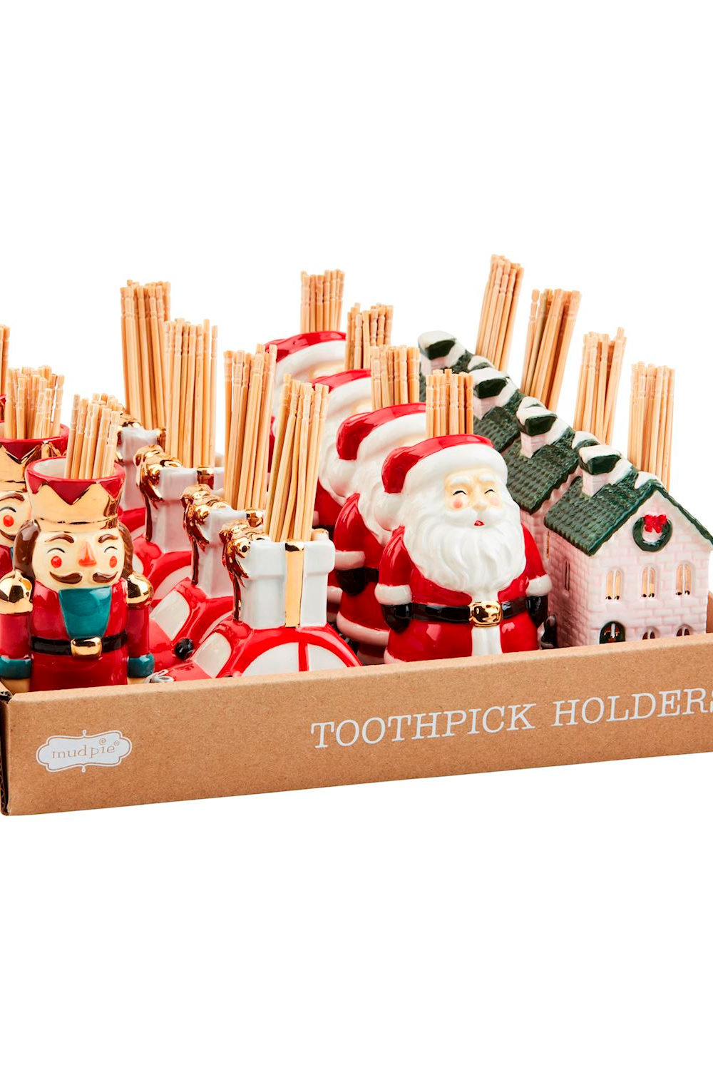 Christmas House Toothpick Holders