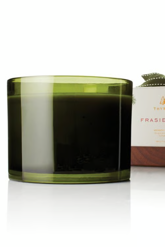 Frasier Fir 17oz Poured Candle 3-wick Green