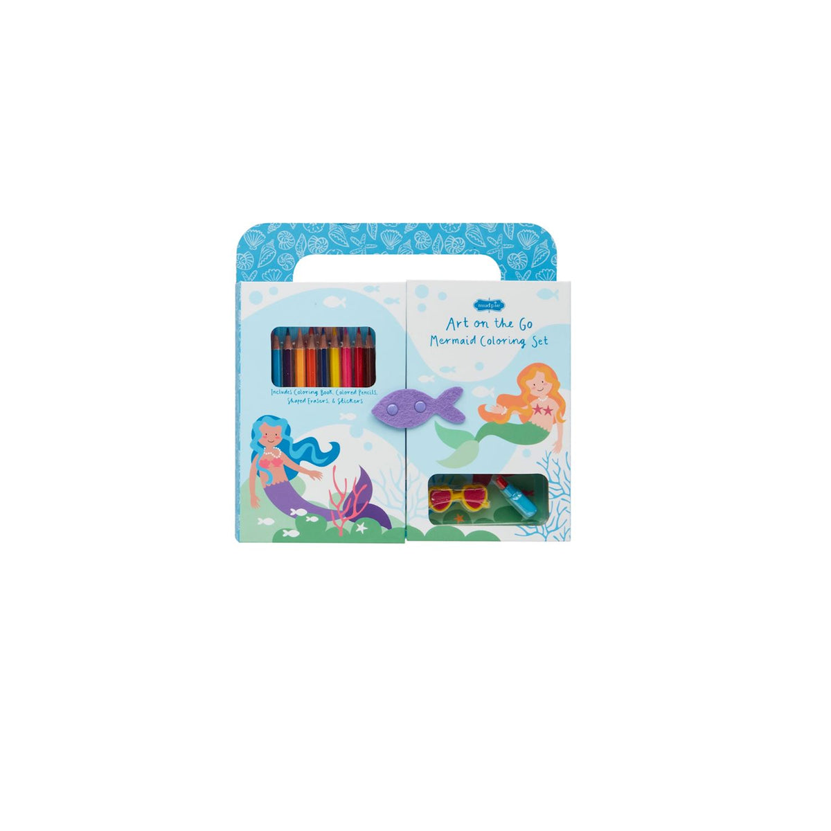 Mermaid On The Go Coloring Set