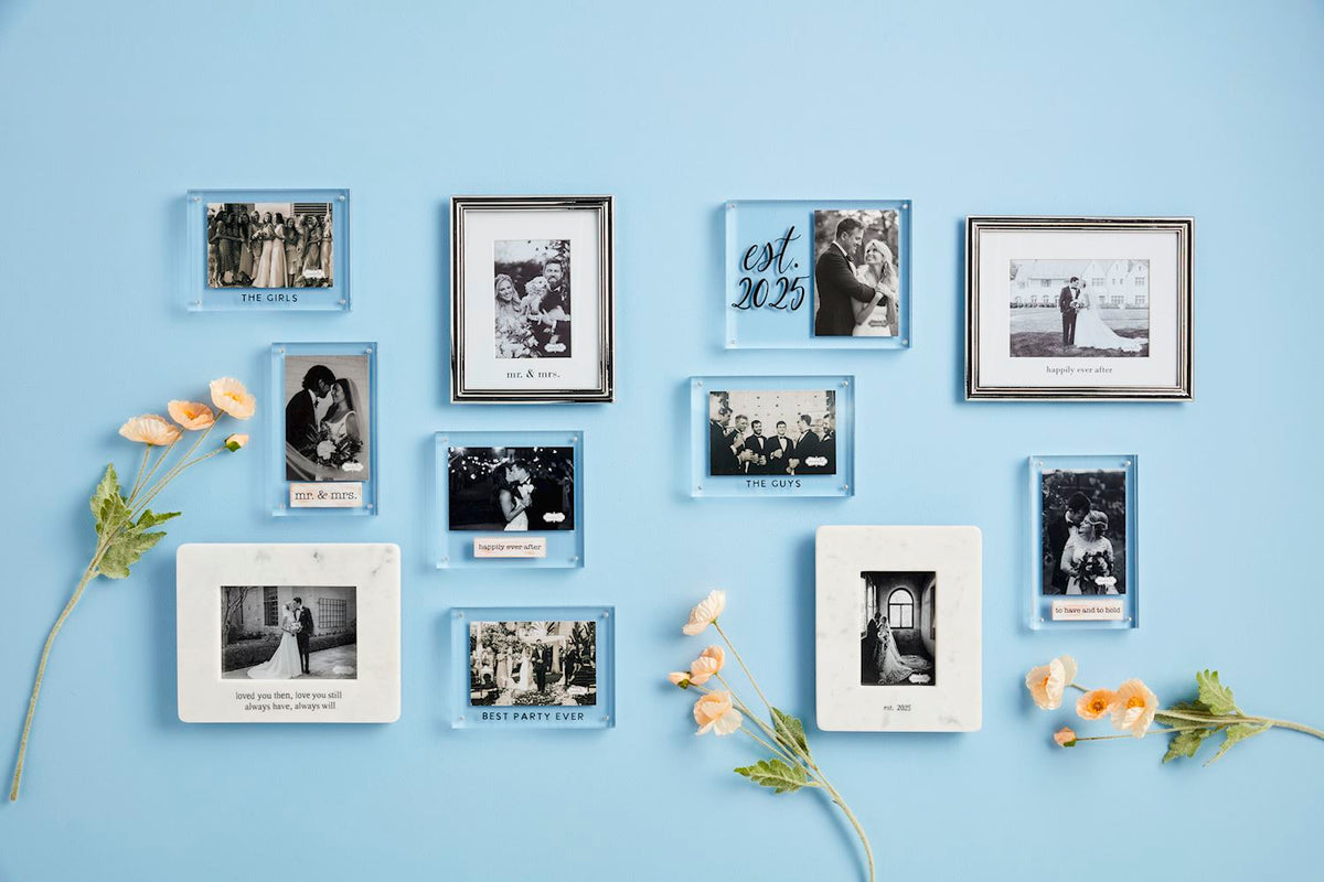 Happily Metal Picture Frame - Mudpie