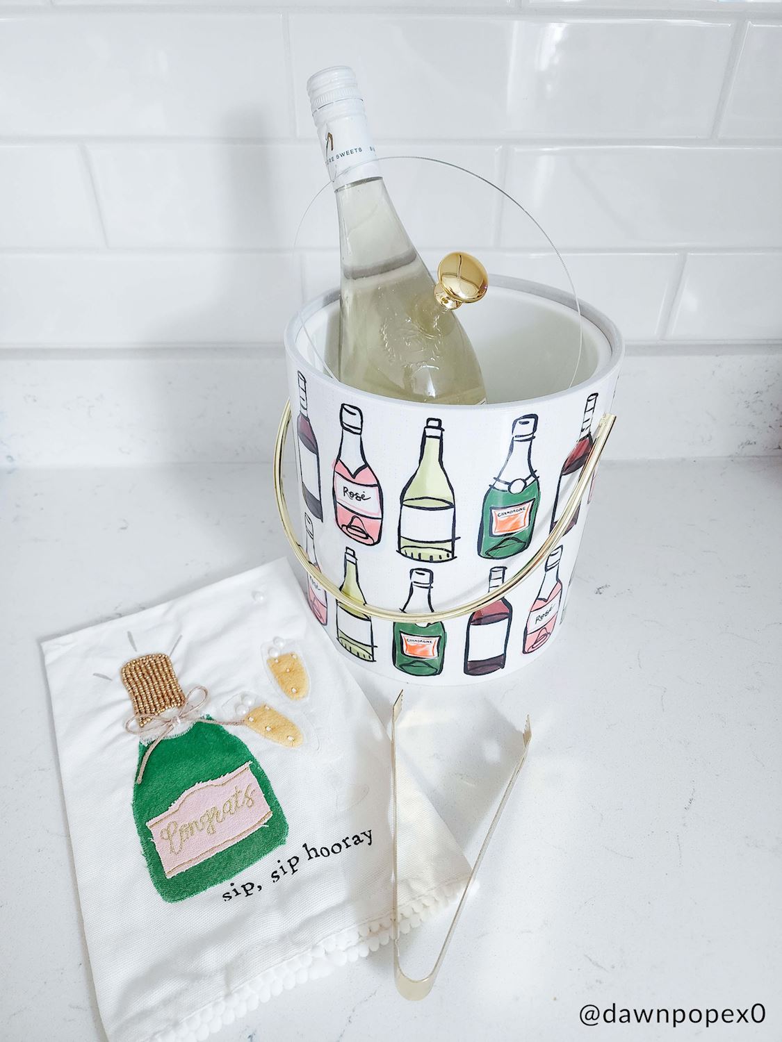 Sip Hooray Tea Towel