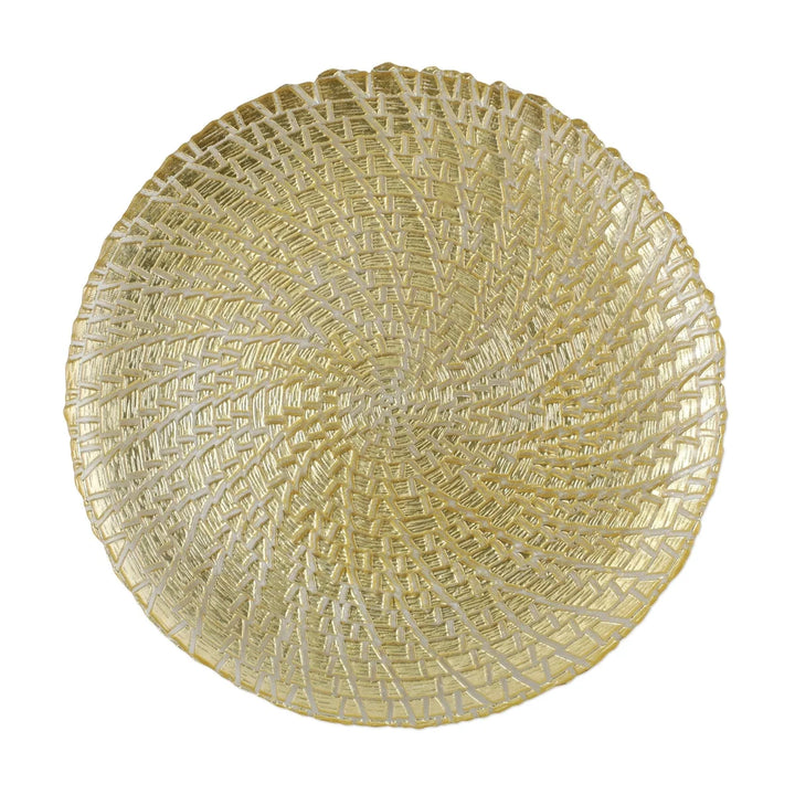 Rufolo Gold Crocodile Charger