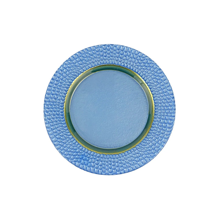 Pelli Glass Salad Plate - Blue