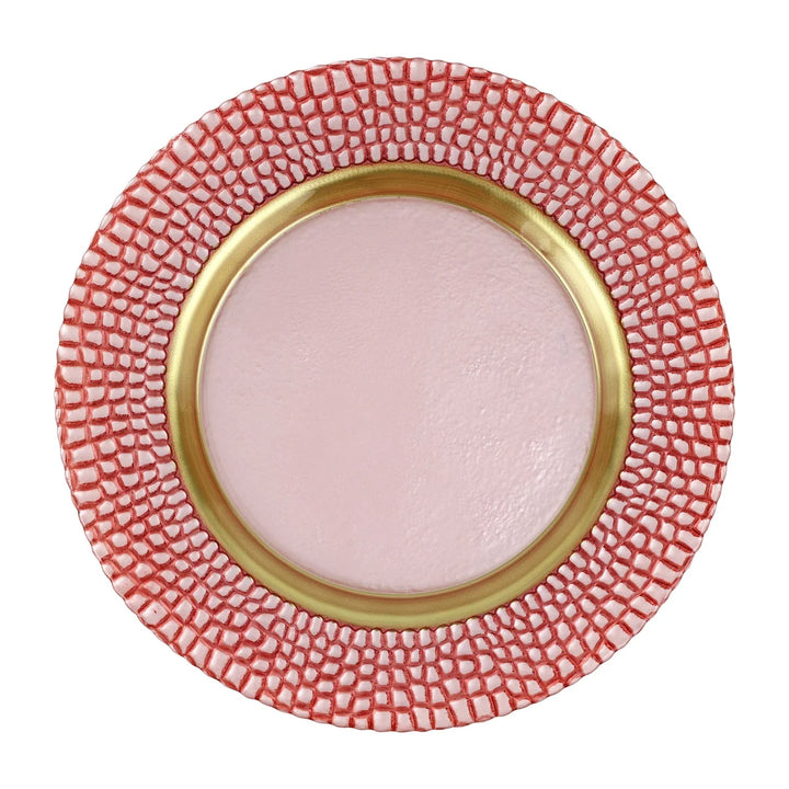 Pelli Glass Charger - Pink