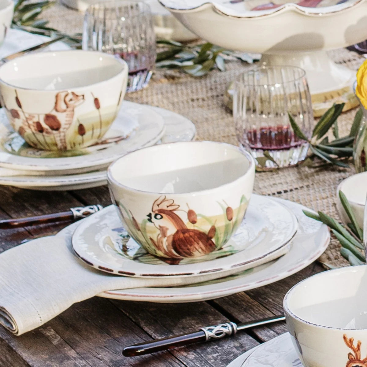Wildlife Cereal Bowl - Quail