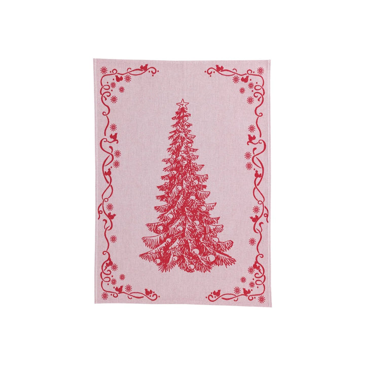 Strofinaccio Tree Dish Towel - Red Tree
