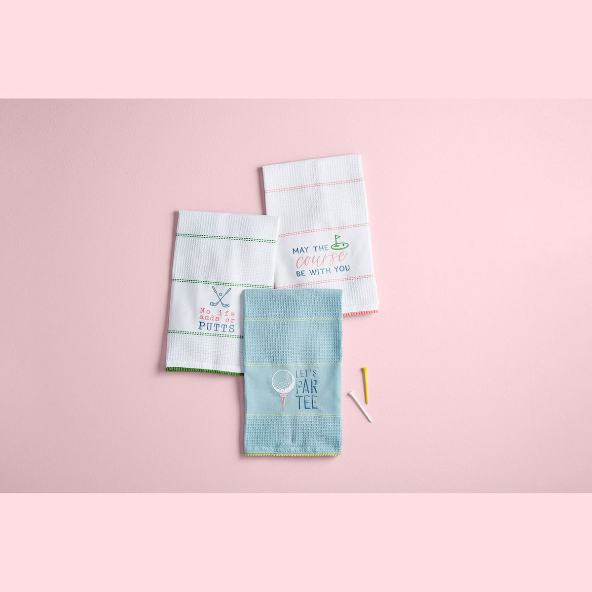 May The Course Embroidery Towel