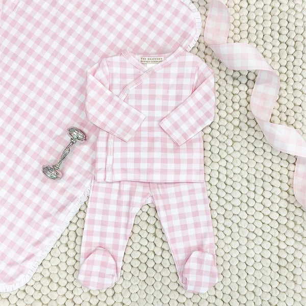 Cameron Cross Front - Pink 3-6M