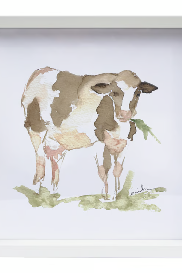 Animal Wood Frame - Cow