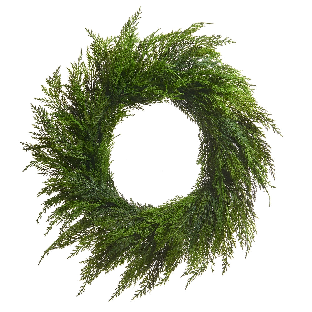 24" Cedar Wreath