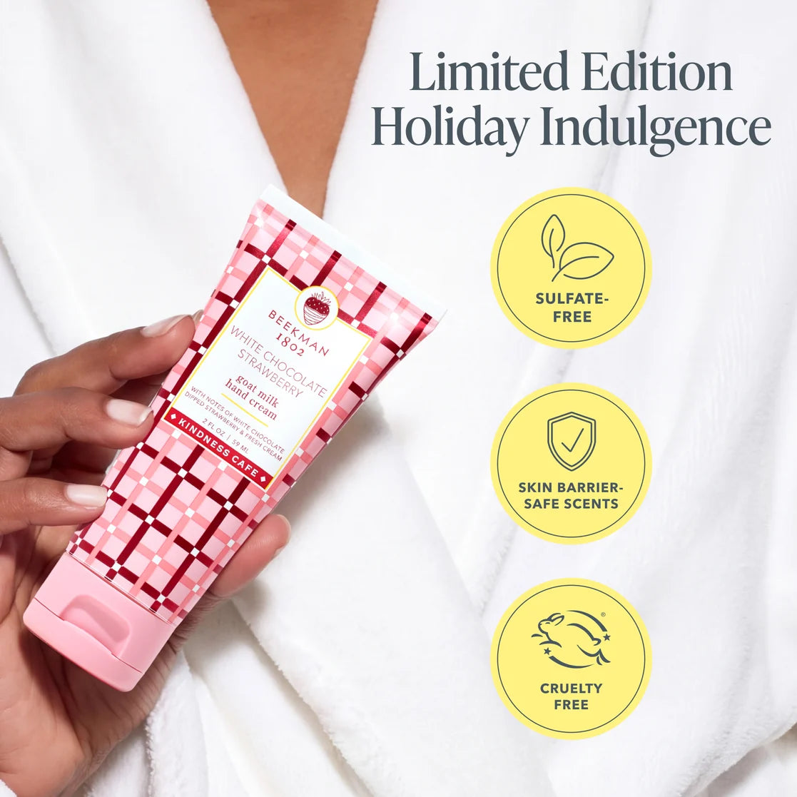 White Chocolate Strawberry Hand Cream 2 oz