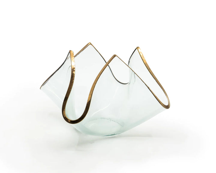 7 x 8" Chiller Clear with Gold Tulip
