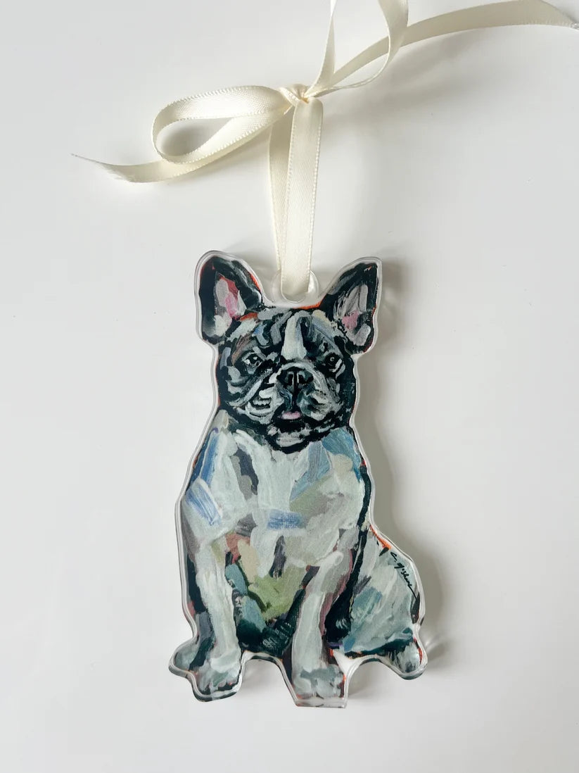 Frenchie Black Ornament
