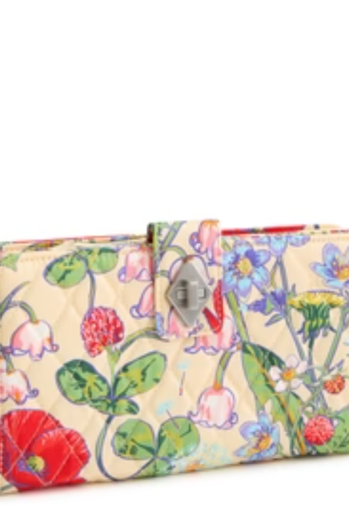 Turnlock Wallet Wildflowers
