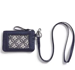 Zip ID Pouch w/Lanyard Peacoat