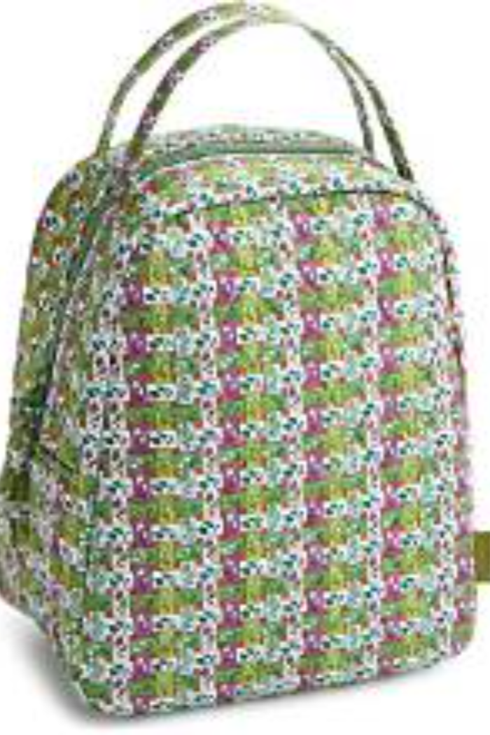 Ribbon Plaid Lunch Bag