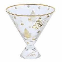 Gold Tree Martini Glass