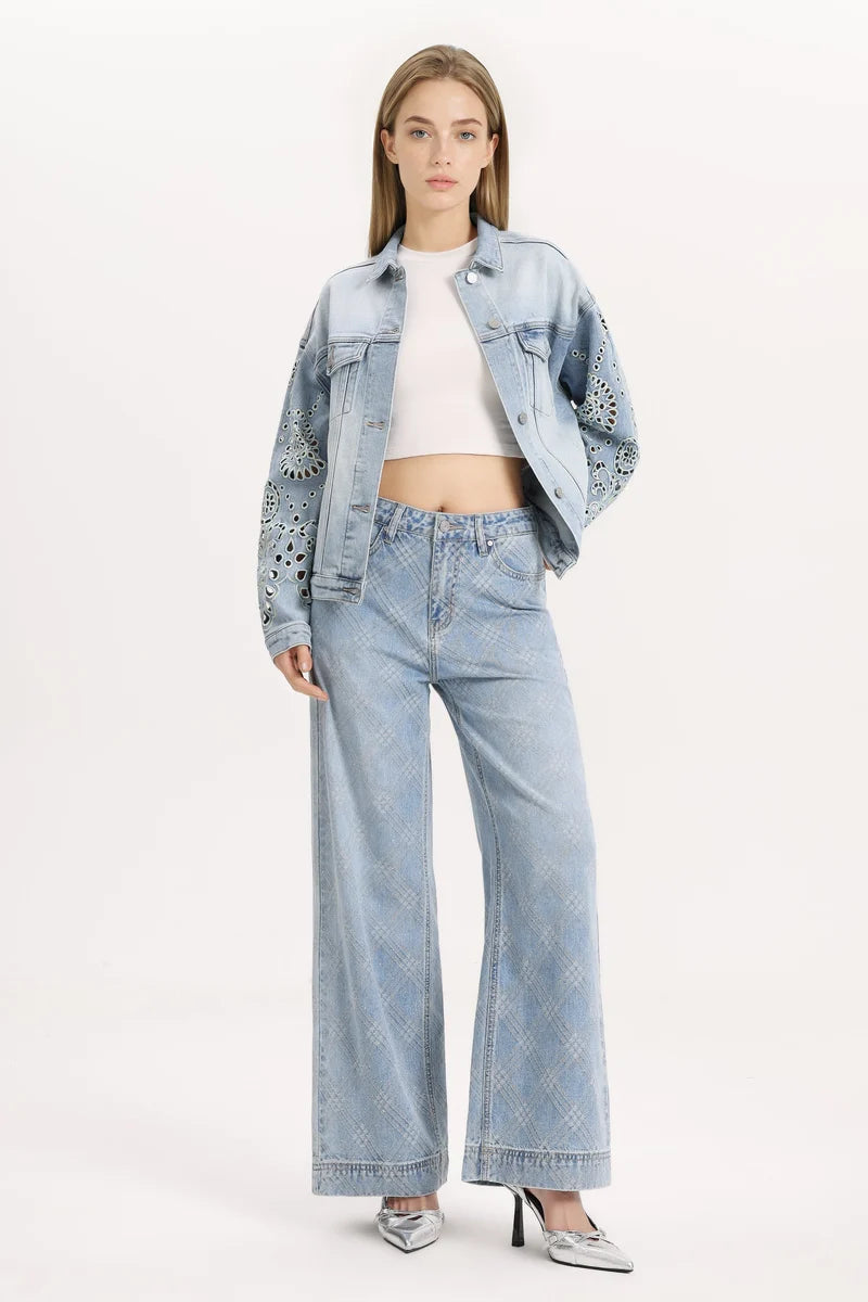 Embroidered Denim Jacket