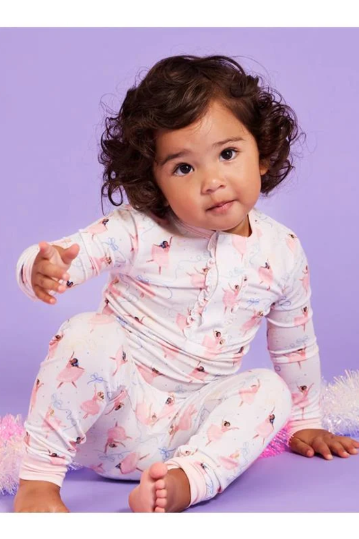 Pretty Plies Footie with Ruffle