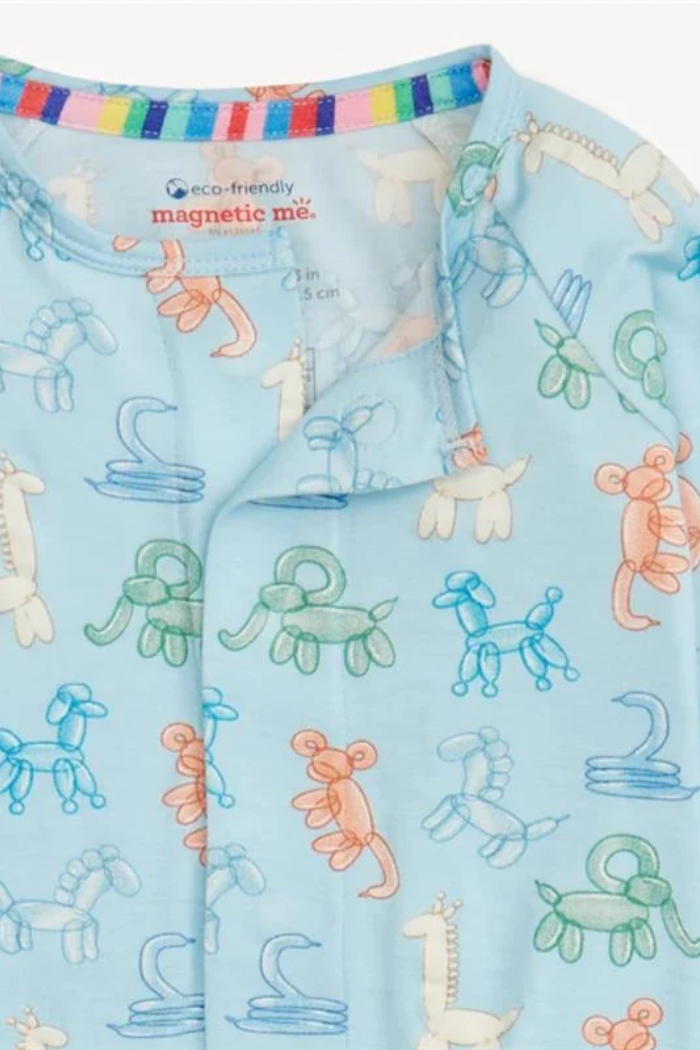 Blue Party Animals Glow in the Dark One-Piece - Magnetic Me