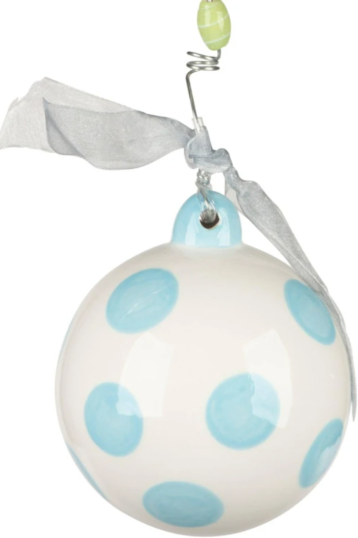 Lamb Baby's First Boy Ornament