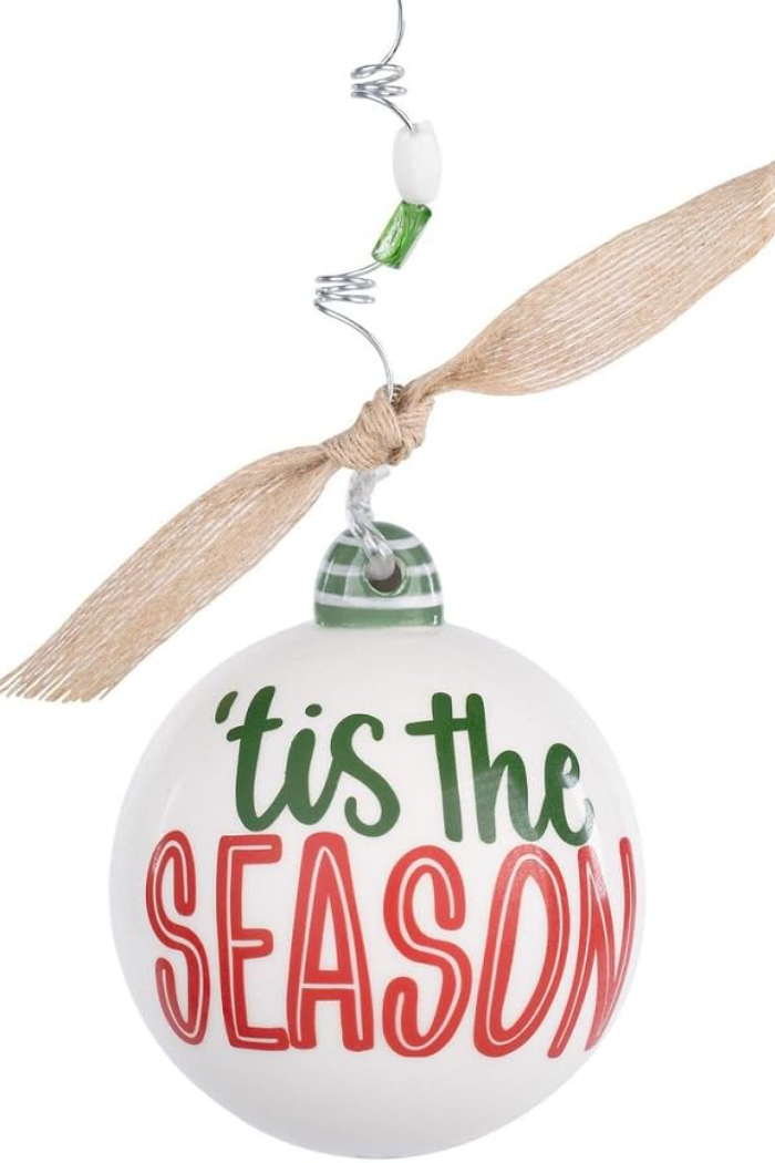 Green Tractor Ornament