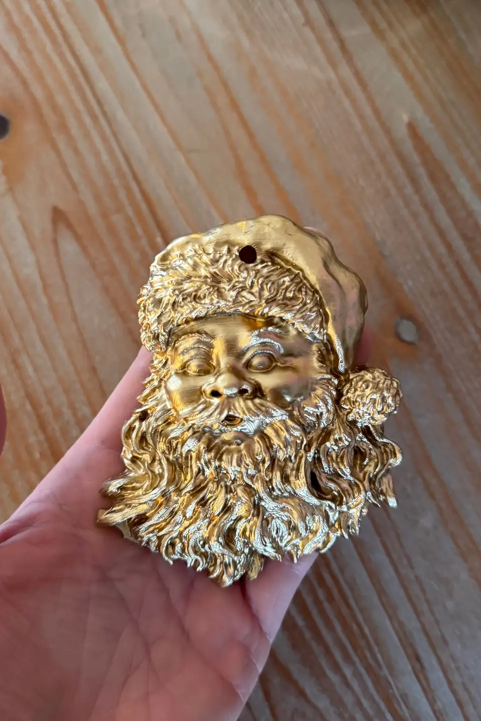 Wreath Ornament - Santa