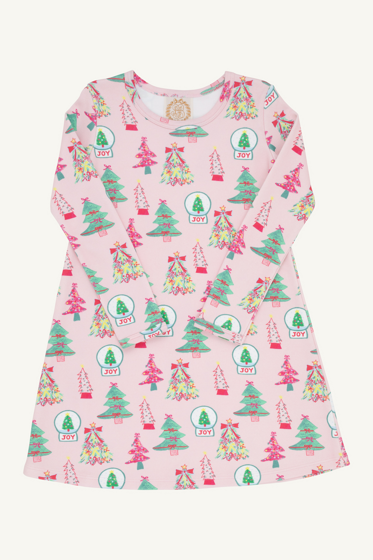 Long Sleeve Polly Play Dress in Christmas Coloring Contest