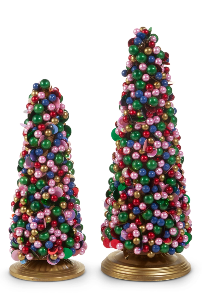 13" Bright Bead Trees