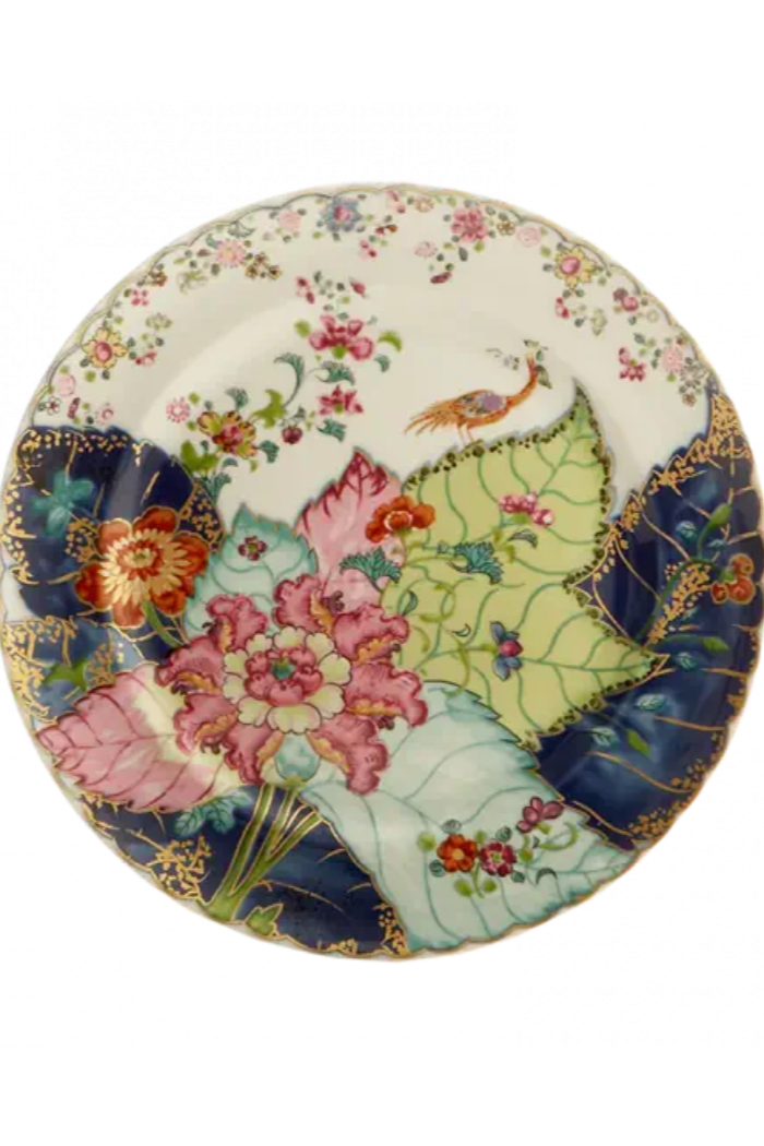 TOBACCO LEAF DESSERT PLATE