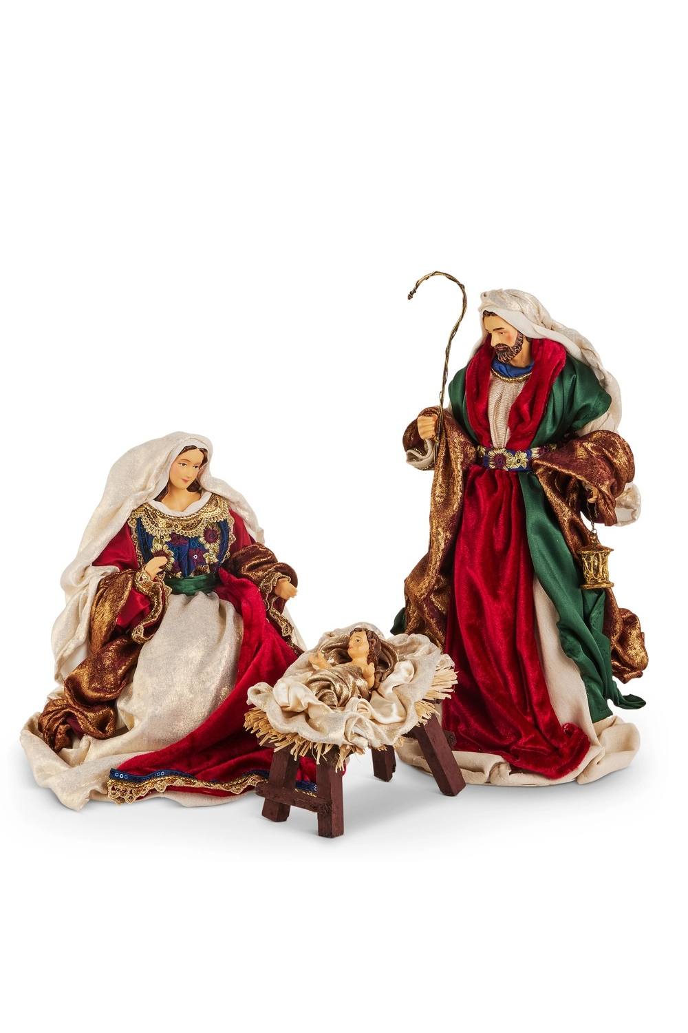 14.75" Jewel Tone Holy Family