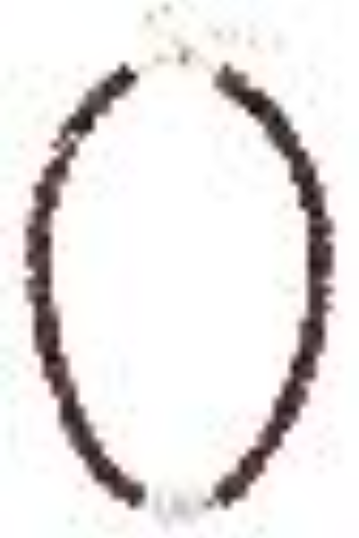 Quincy Baroque Pearl Stretch Necklace in Brown
