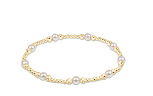 Purpose Pearl 4mm Gold Bracelet
