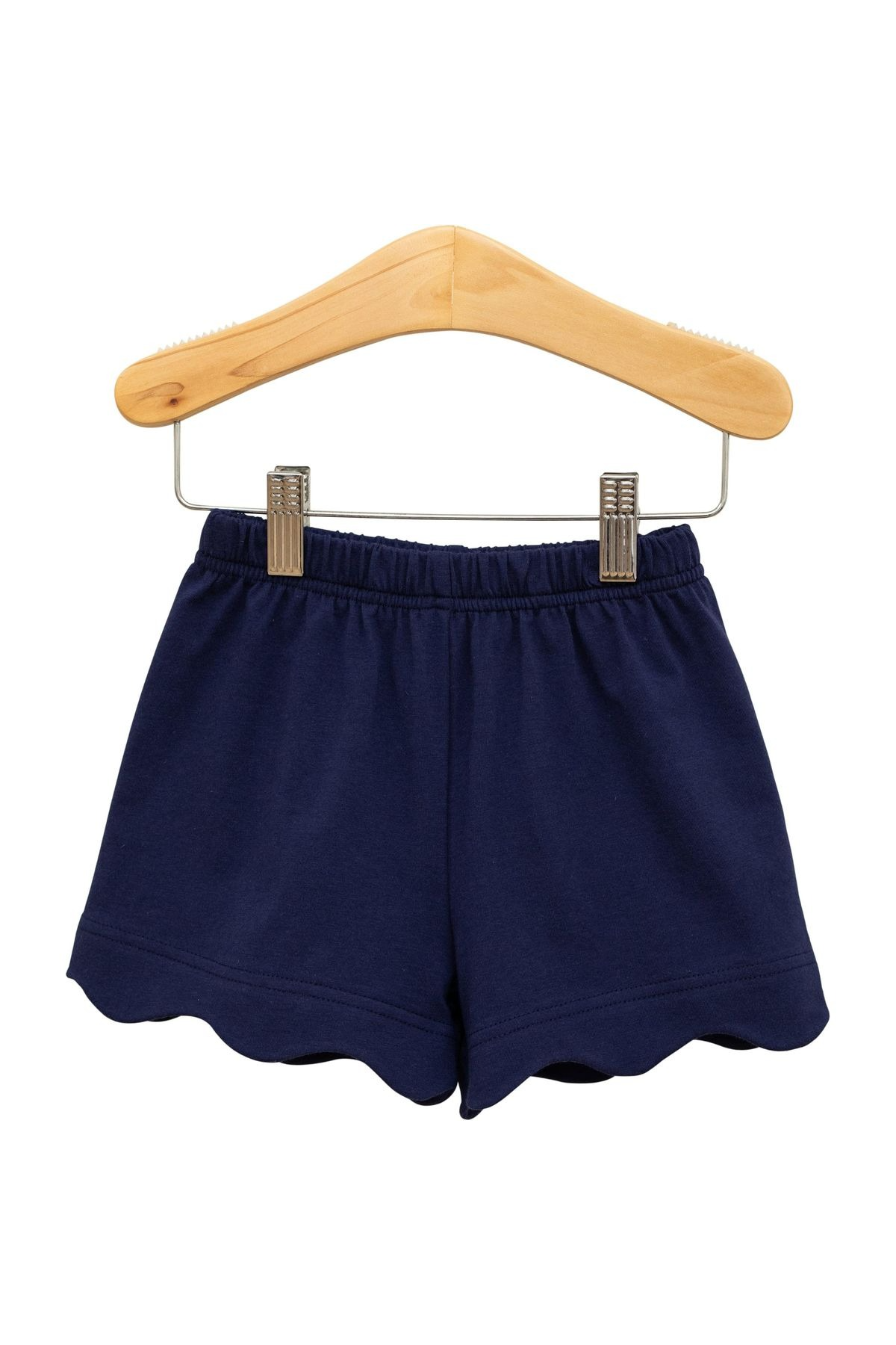 Scalloped Shorts Navy