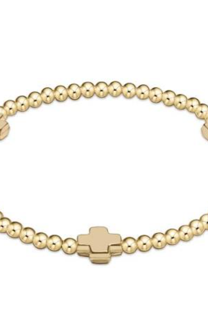 Ext Sign Cross 3mm Bracelet