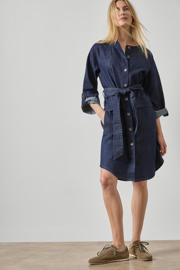 Dolman Full Sleeve Shirt Dress