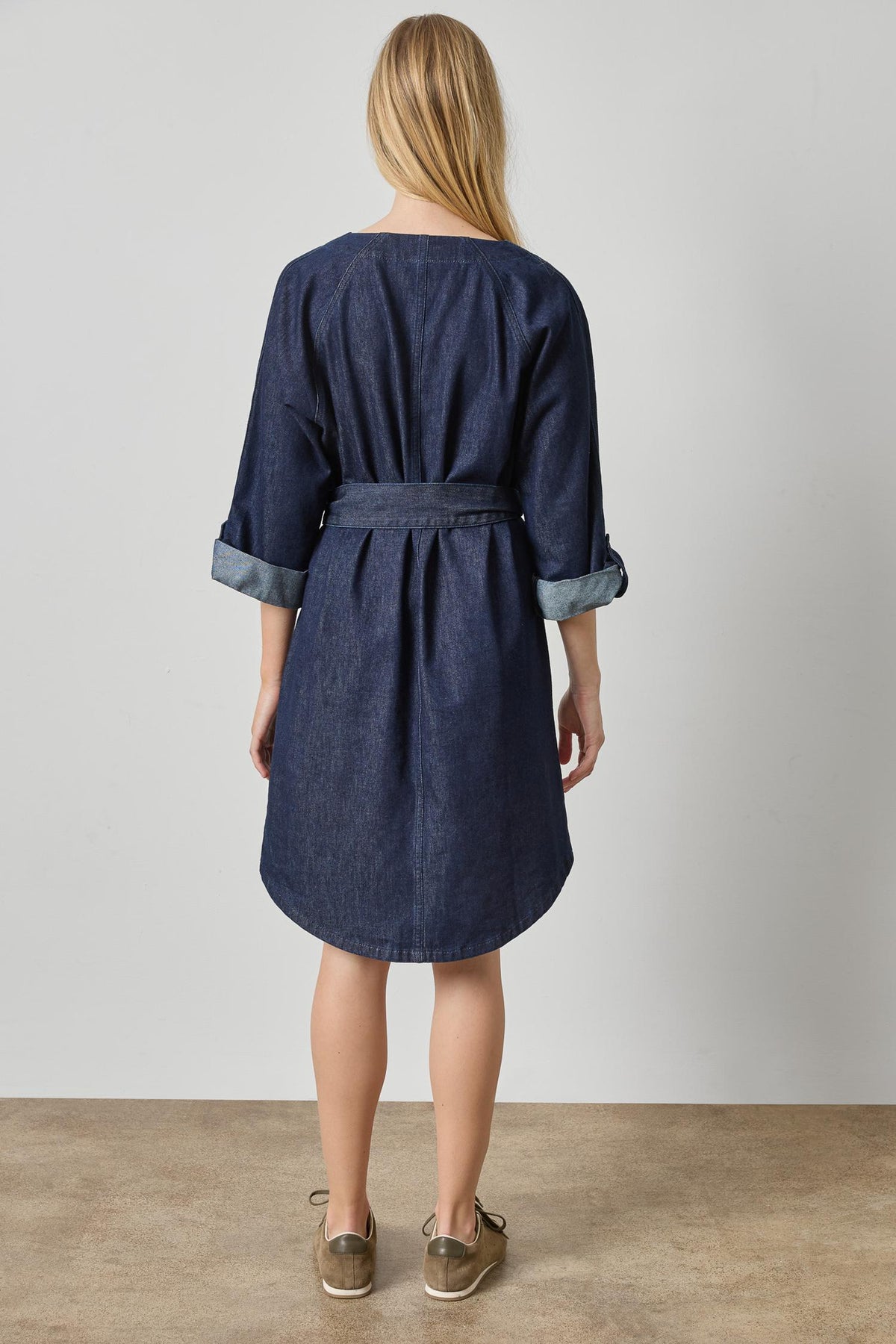 Dolman Full Sleeve Shirt Dress