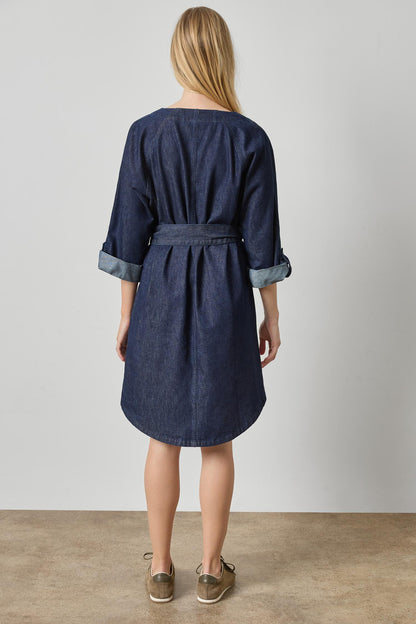 Dolman Full Sleeve Shirt Dress